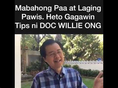 Mabahong Paa at Laging Pawis .